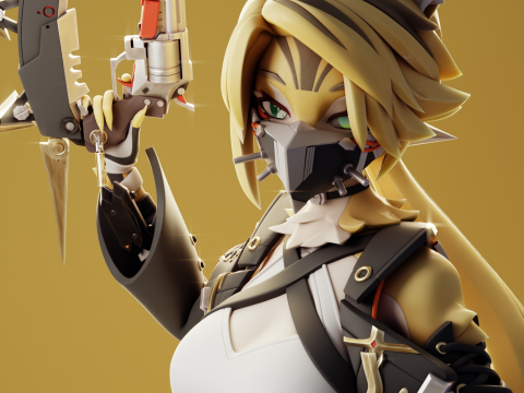 Pulchra Zenless Zone Zero 3D Print Model