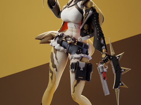 Pulchra Zenless Zone Zero 3D Print Model