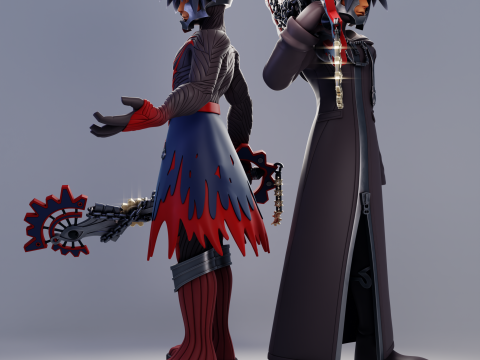 Vanitas Kingdom Hearts 3D Принт Модель