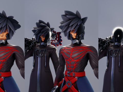 Vanitas Kingdom Hearts 3D Принт Модель