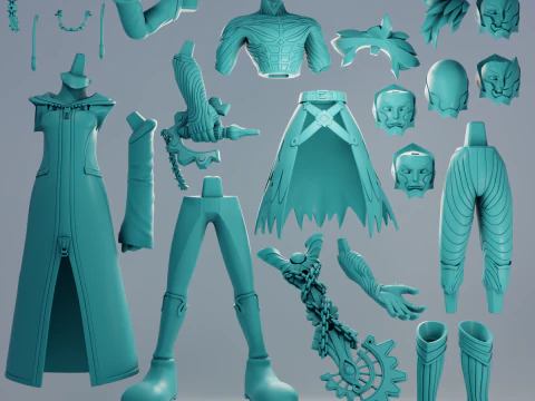 Vanitas Kingdom Hearts 3D Print Model
