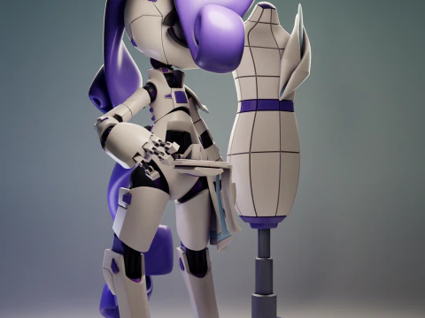 Sewing Bot Rari 10 My Little Pony 3D Print Model