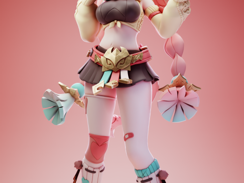 Varesa Genshin Impact 3D Print Model