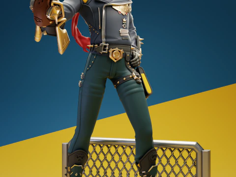 Zona Zenless Zero mais leve Modelo de Impressão 3D