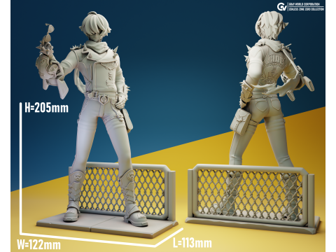 Lighter Zenless Zone Zero 3Dプリントモデル
