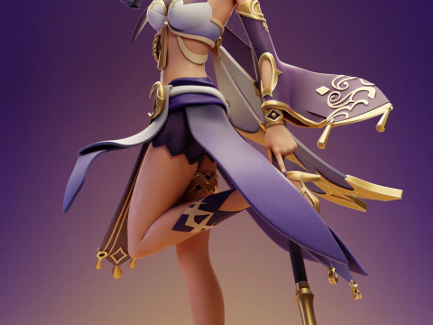 Candace 3 Genshin Impact 3D Print Model