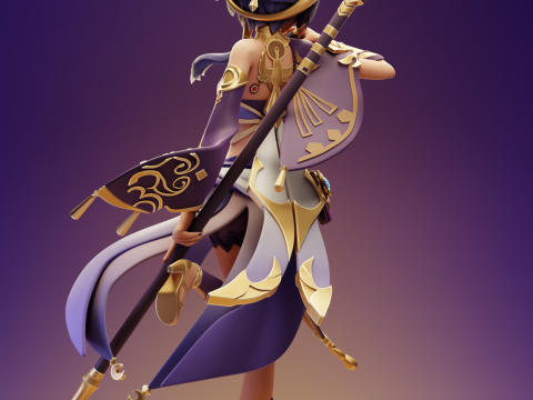 Candace 3 Genshin Impact 3D Baskı Modeli