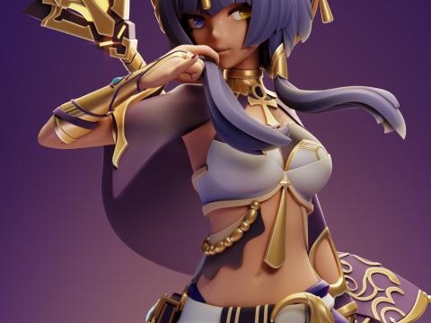 Candace 3 Genshin Impact 3D Baskı Modeli
