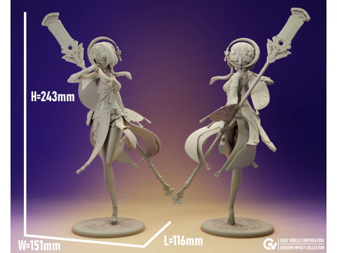 Candace 3 Genshin Impact 3D Print Model