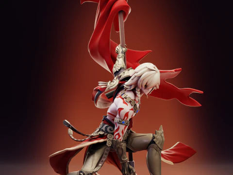 Мидэй Хонкай Звездная железная дорога 3D Принт Модель