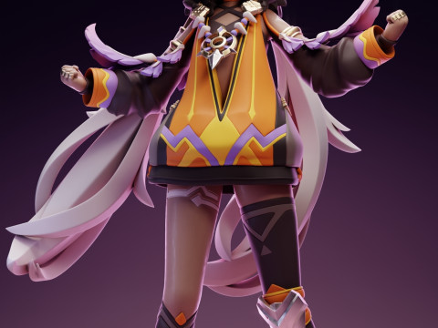 Iansan Genshin Impact 3Dプリントモデル