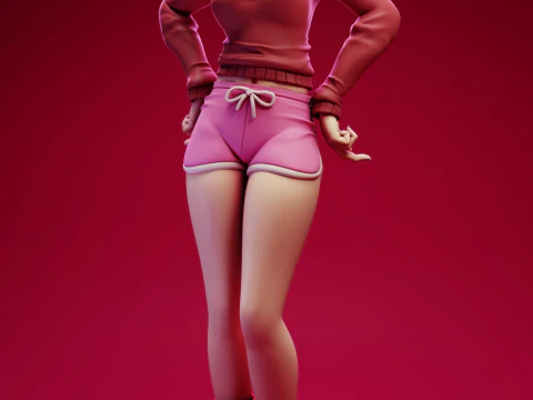 Gorillaz dell'isola di Noodle Cracker Modello di stampa 3D