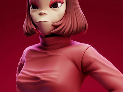 Noodle Cracker Island Gorillaz 3D Print Model