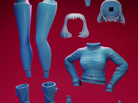 Noodle Cracker Island Gorillaz 3D Принт Модель