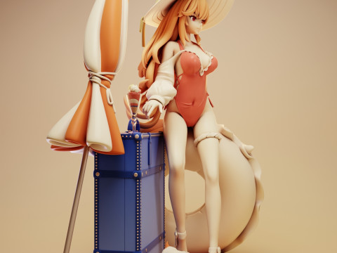 Richelieu Azur Lane 3D प्रिंट मॉडल
