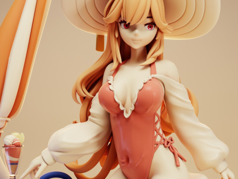 Richelieu Azur Lane 3D प्रिंट मॉडल