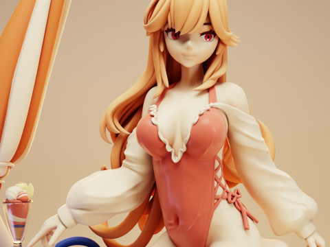 Richelieu Azur Lane 3D प्रिंट मॉडल