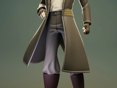 कालेब विच 3D प्रिंट मॉडल