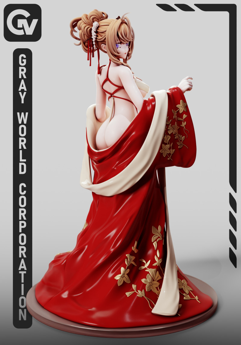 Glorious Azur Lane Modelo de Impressão 3D .c4d .max .obj .3ds .fbx .stl .blend
