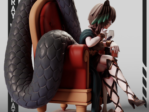Hoolheyak Arknights 3D-printmodel