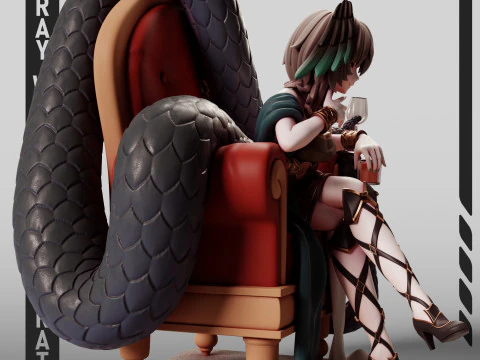 Hoolheyak Arknights 3D Print Model