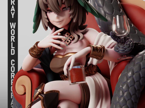 Hoolheyak Arknights 3D Print Model