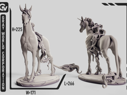 Unicorn OC Modello di stampa 3D