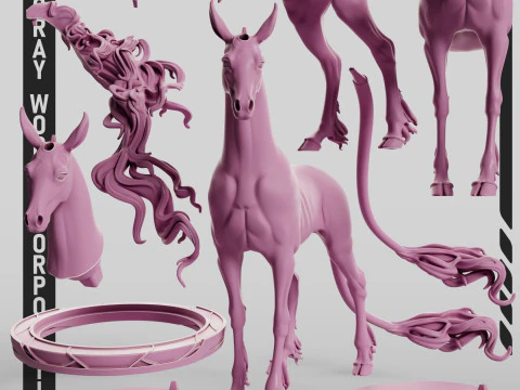 Unicorn OC 3D Print Model