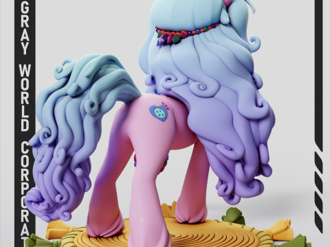 Izzy Moonbow My Little Pony 3D 打印模型