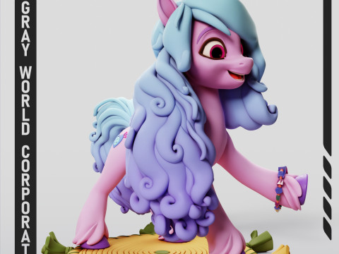 Izzy Moonbow My Little Pony 3D 打印模型