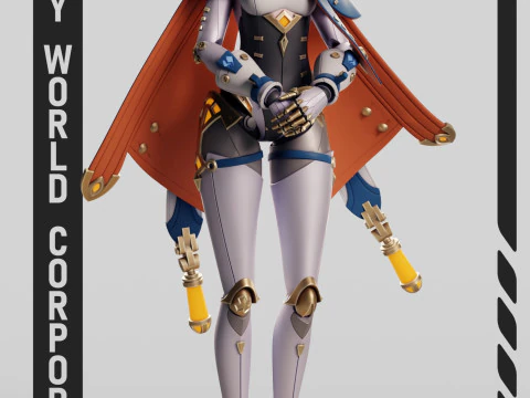 이네파 겐신 임팩트 3D 프린트 모델