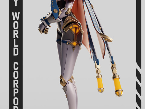 Ineffa Genshin Impact Modello di stampa 3D