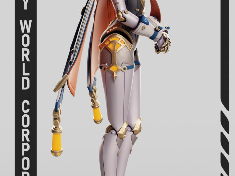 Ineffa Genshin Impact Modello di stampa 3D