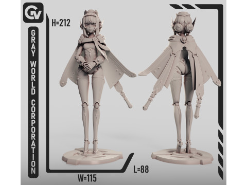 Ineffa Genshin Impact Modello di stampa 3D