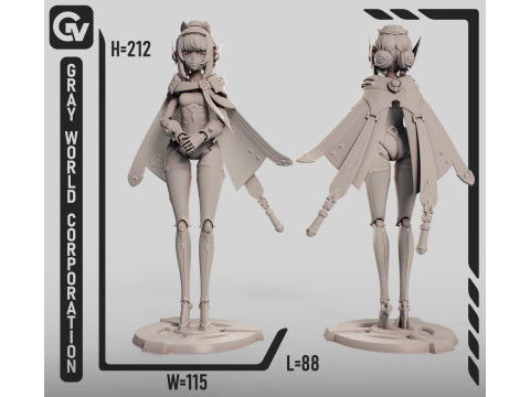 Ineffa Genshin Impact 3D Print Model