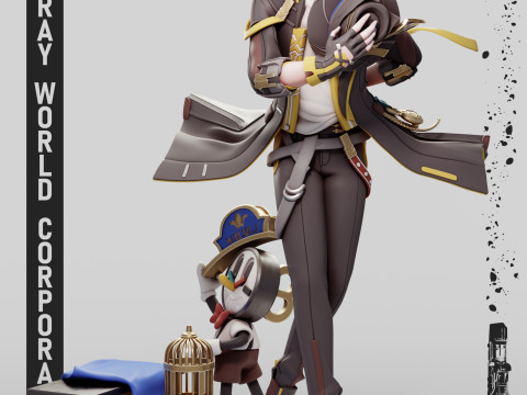 Caelus Honkai Star Rail 3D printmodel