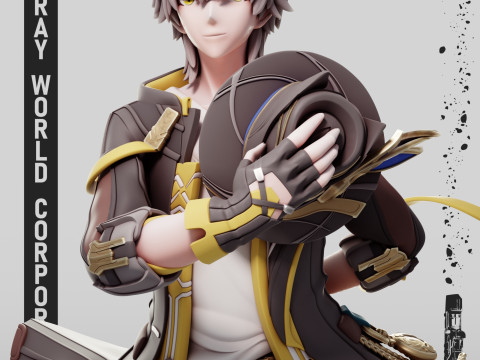 Caelus Honkai Star Rail 3D 打印模型