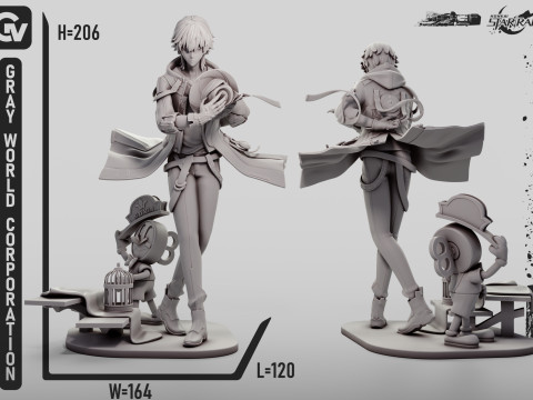 Caelus Honkai Star Rail 3D 打印模型