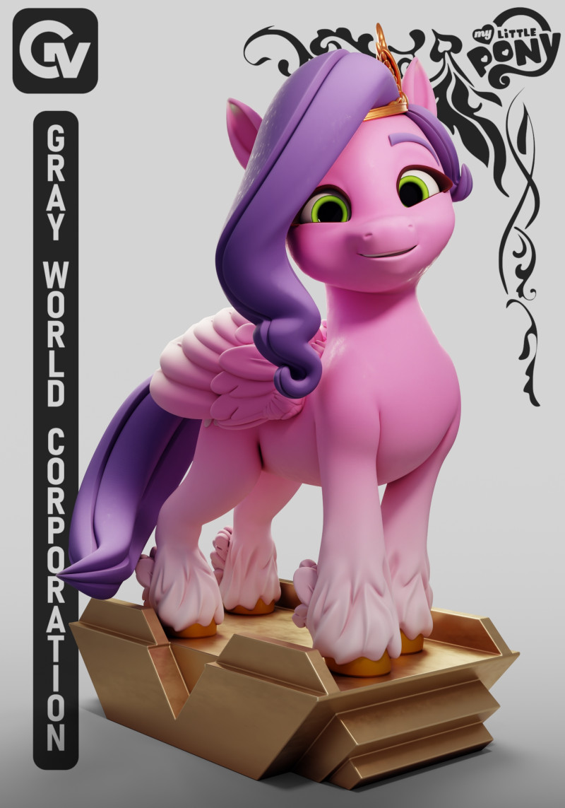 Princess Philomena Pipp Petals My Little Pony 3D Принт Модель .c4d .max .obj .3ds .fbx .stl .blend 
