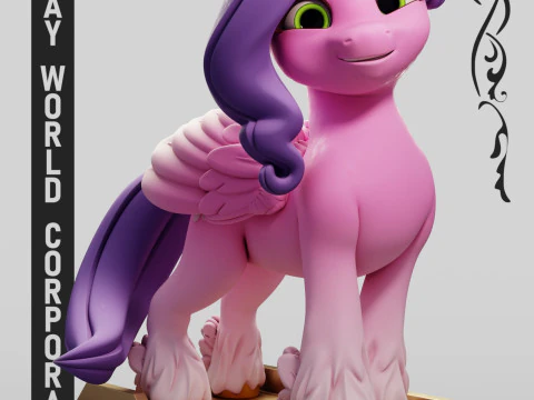 Princesse Philomena Pipp P&eacute;tales Mon Petit Poney Modèles 3D en vedette