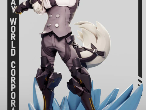 Von Lycaon 2 Zona Zenless Zero Modelo de Impressão 3D