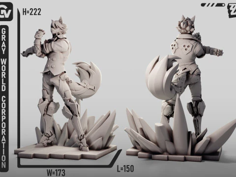 Von Lycaon 2 Zenless Zone Zero 3D Print Model