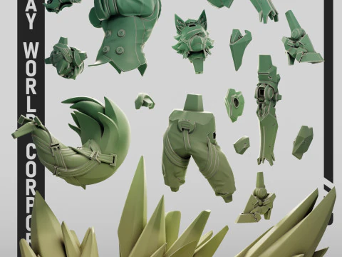 Von Lycaon 2 Zenless Zone Zero 3D Print Model