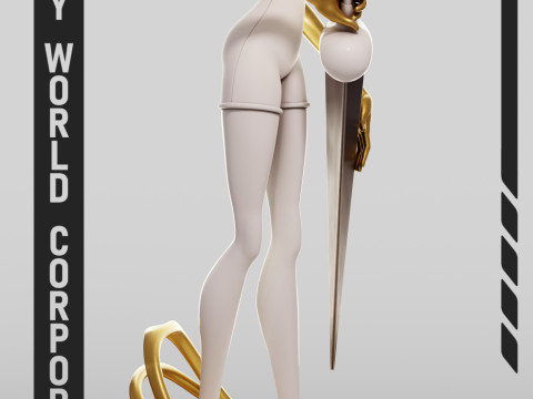 Phosphophyllite Houseki no Kuni Modello di stampa 3D