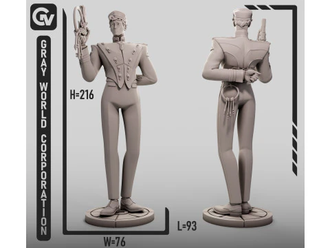 The Doorman The Deadlock 3D Print Model
