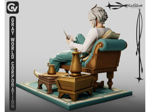 Alhaitham 2 Genshin Impact 3D Print Model