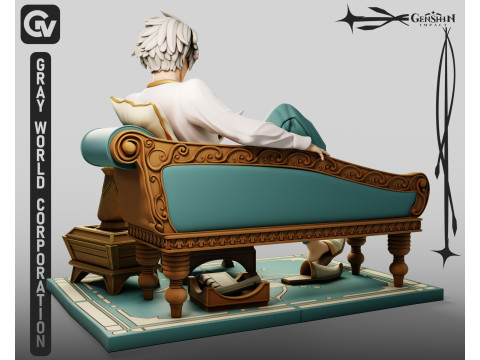 Alhaitham 2 Genshin Impact Modello di stampa 3D