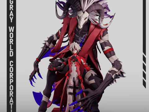 Cicatrice Cauchemar aberrant Vagues Hurlantes Modèles 3D en vedette