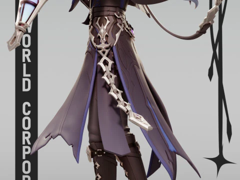Flins Genshin Impact 3D Print Model
