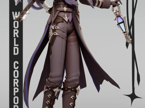Flins Genshin Impact 3D Print Model